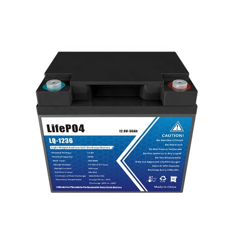 12v 36ah Lithium Iron Phosphate Battery